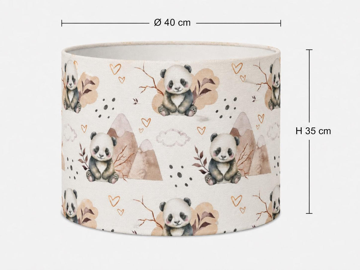 Panda Nursery Lampshade – Handmade in Italy – image 4