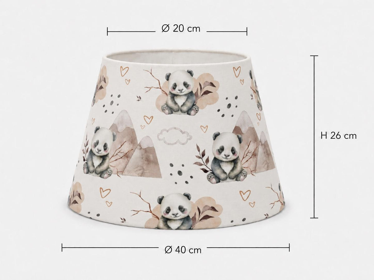 Panda Nursery Lampshade – Handmade in Italy – image 10