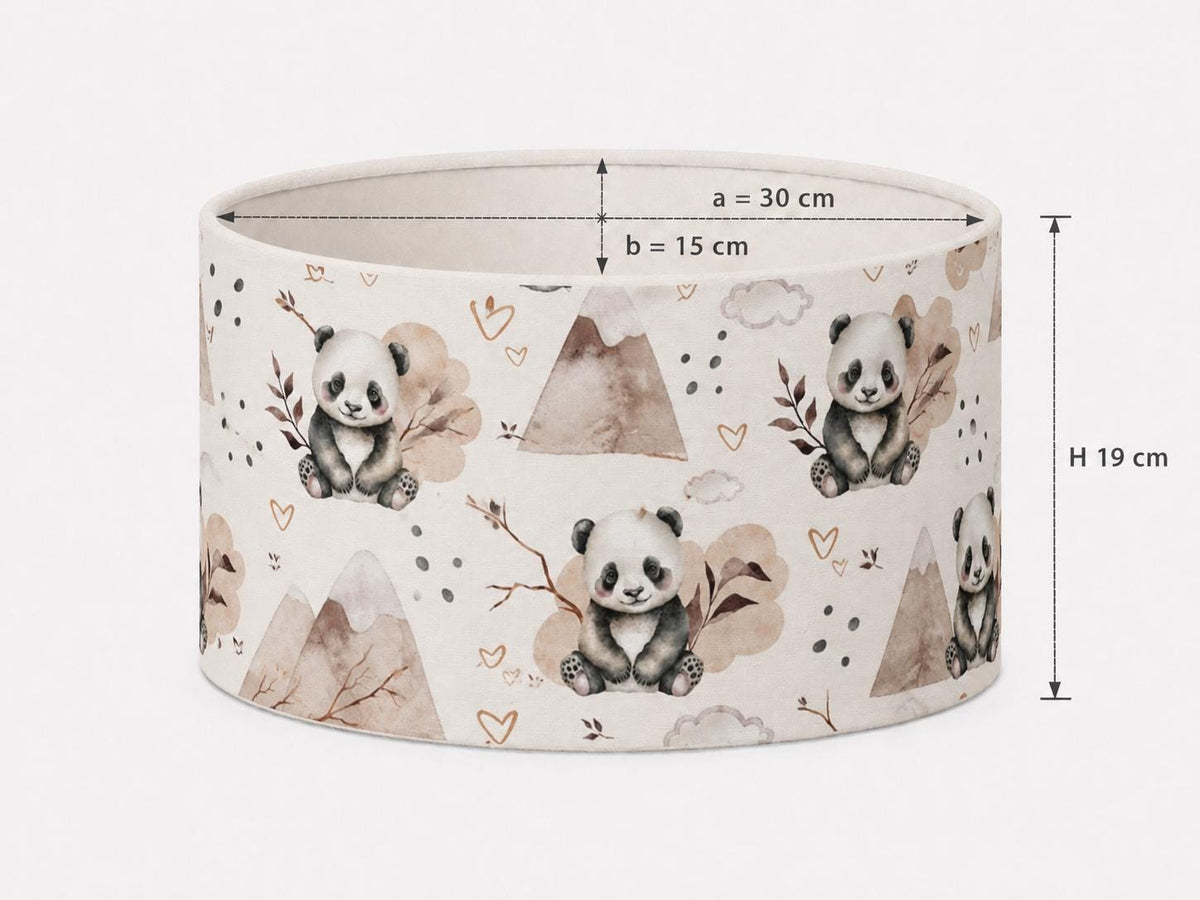 Panda Nursery Lampshade – Handmade in Italy – image 6