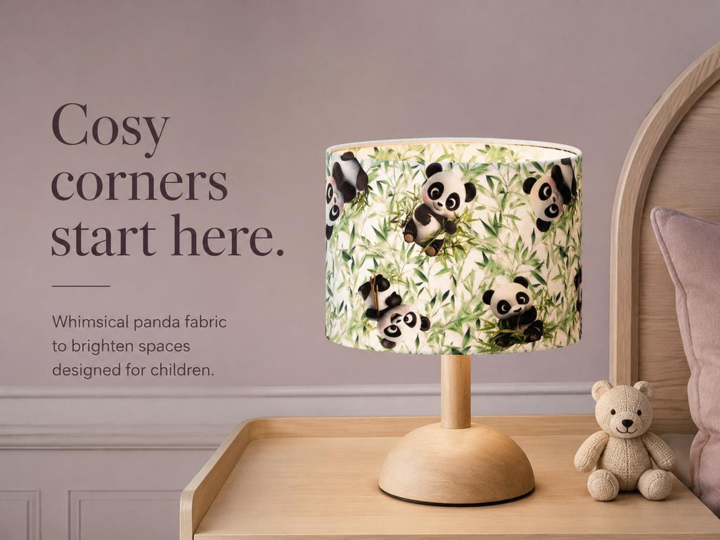 Panda Bamboo Kids’ Lampshade – Made in Italy – image 7