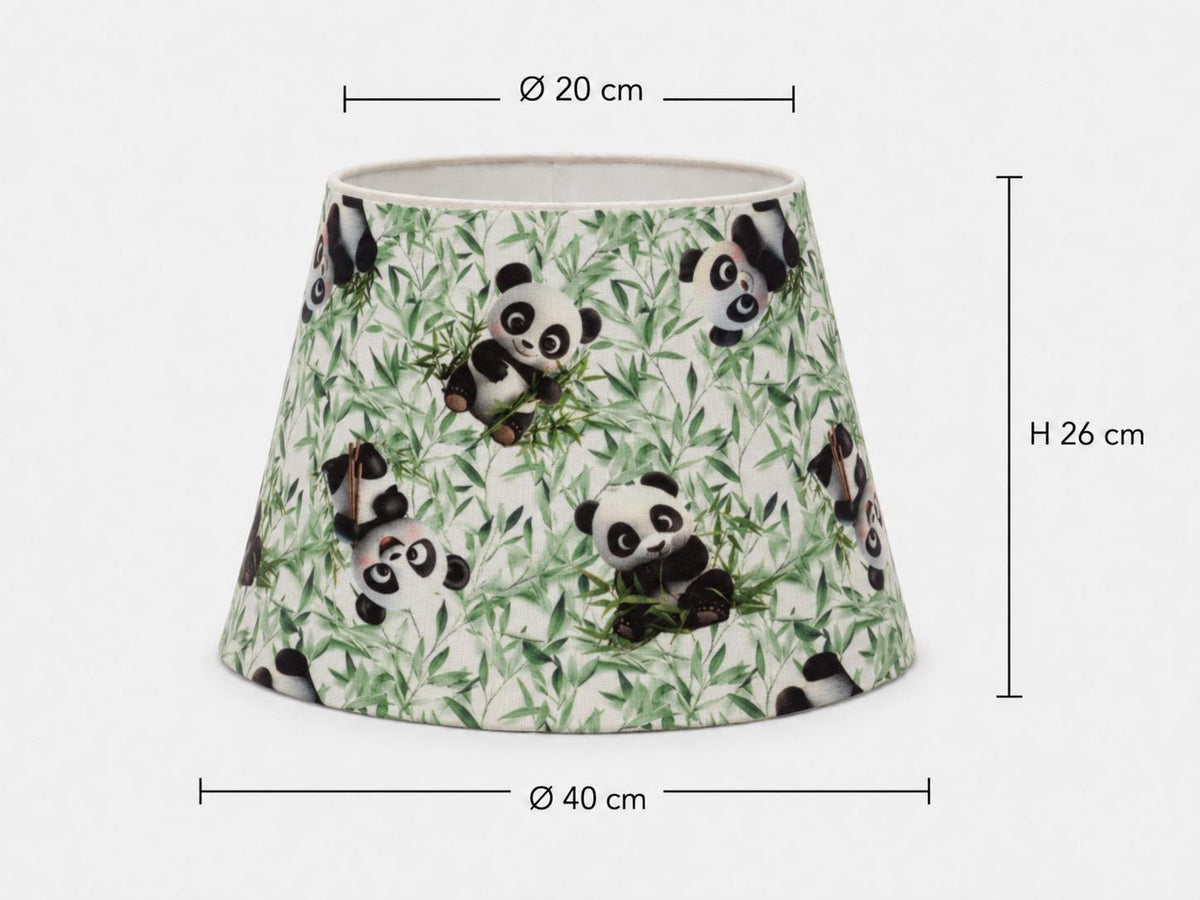 Panda Bamboo Kids’ Lampshade – Made in Italy – image 10