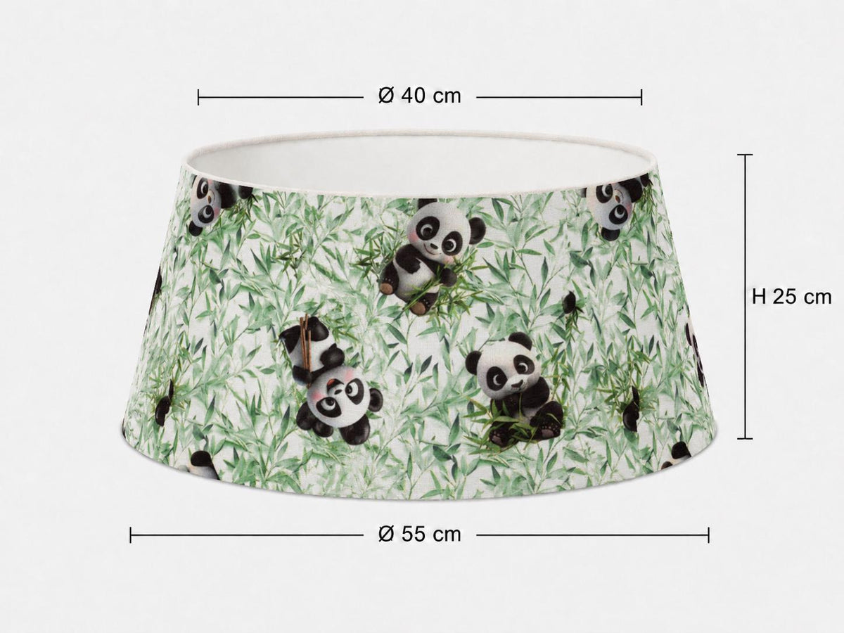 Panda Bamboo Kids’ Lampshade – Made in Italy – image 13