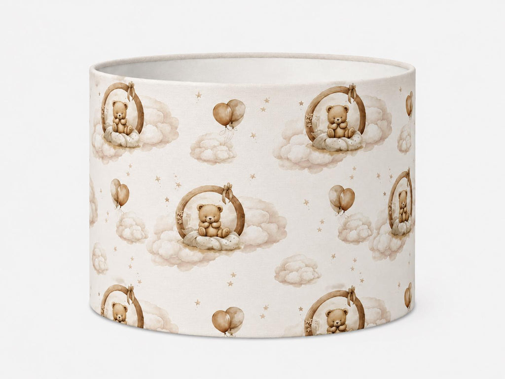 Teddy Bear Cloud Kids’ Lampshade – Made in Italy – image 1