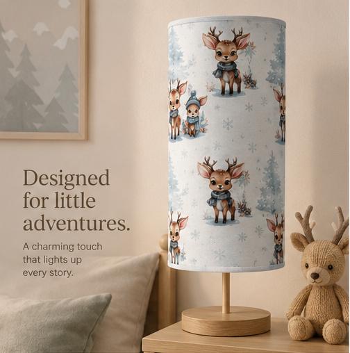 Woodland Deer Children’s Lampshade – Made in Italy – image 5