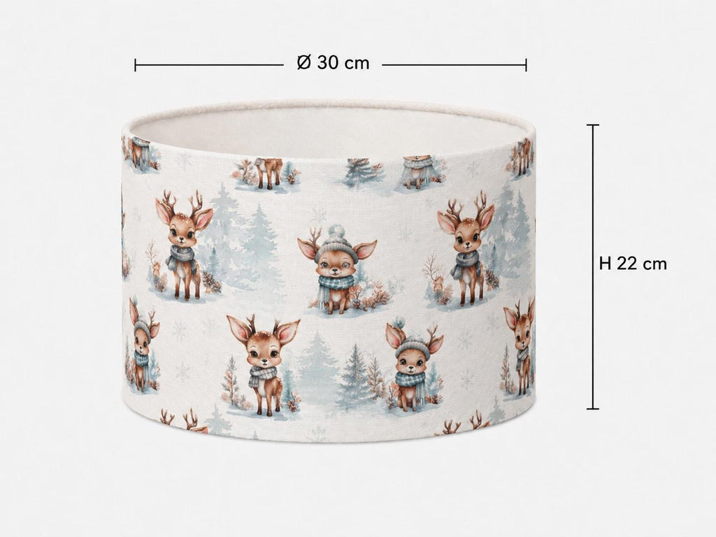 Woodland Deer Children’s Lampshade – Made in Italy – image 2