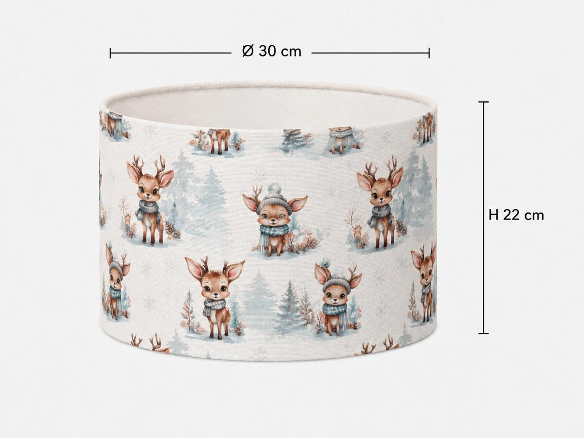 Woodland Deer Children’s Lampshade – Made in Italy – image 2