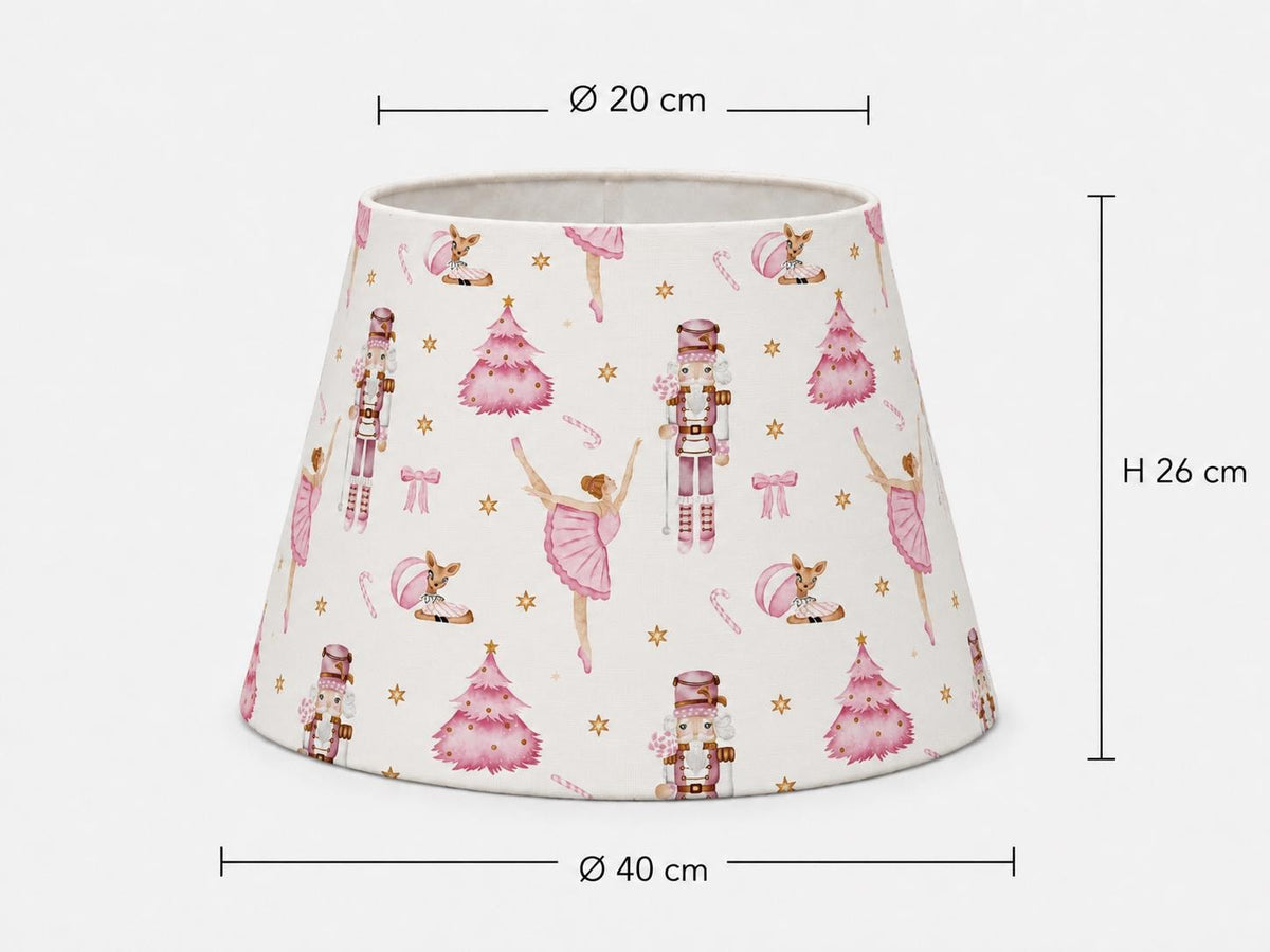 Pink Nutcracker Ballet Kids’ Lampshade – Made in Italy – image 10
