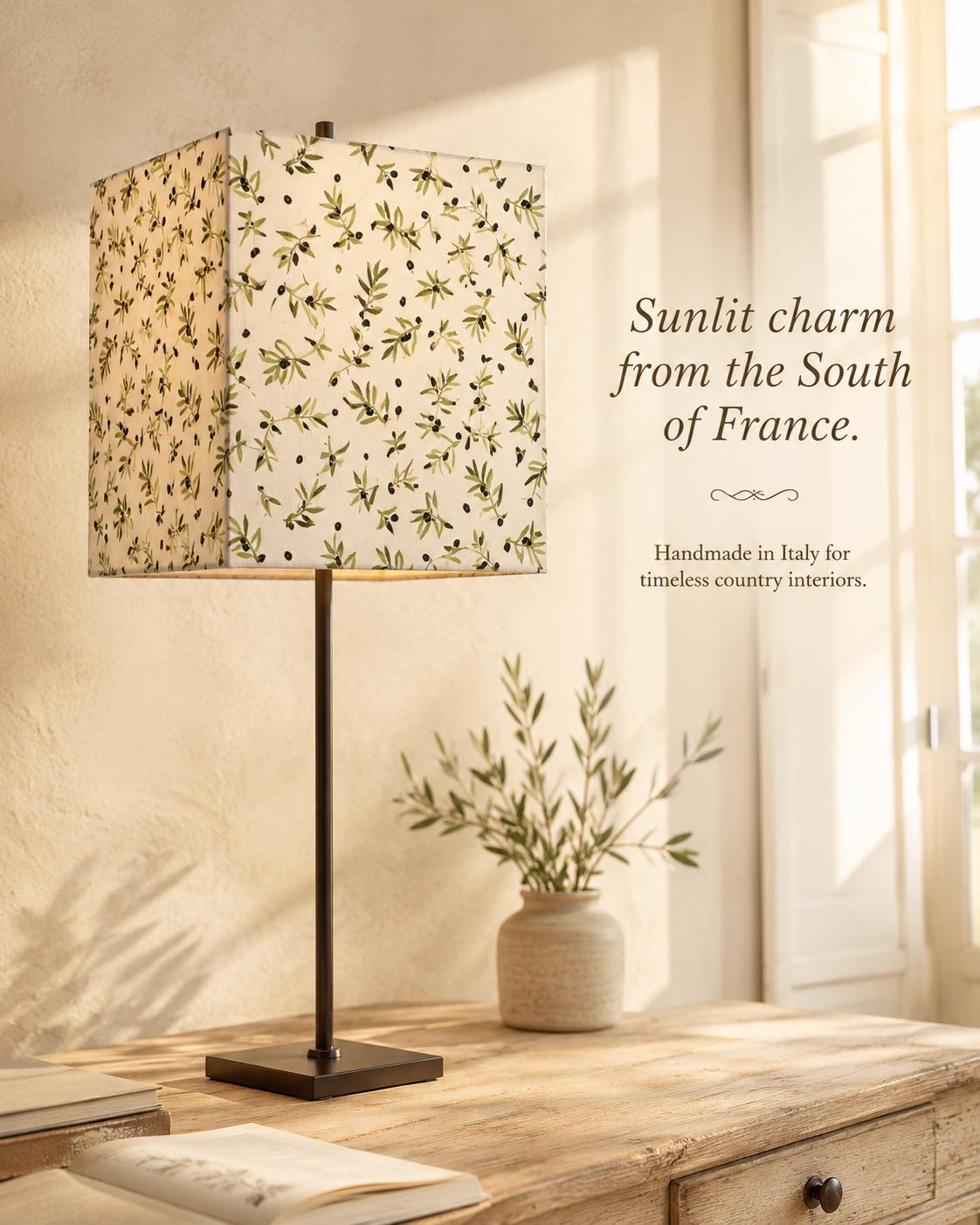 Olive Branch Provençal Lampshade – Made in Italy – image 11