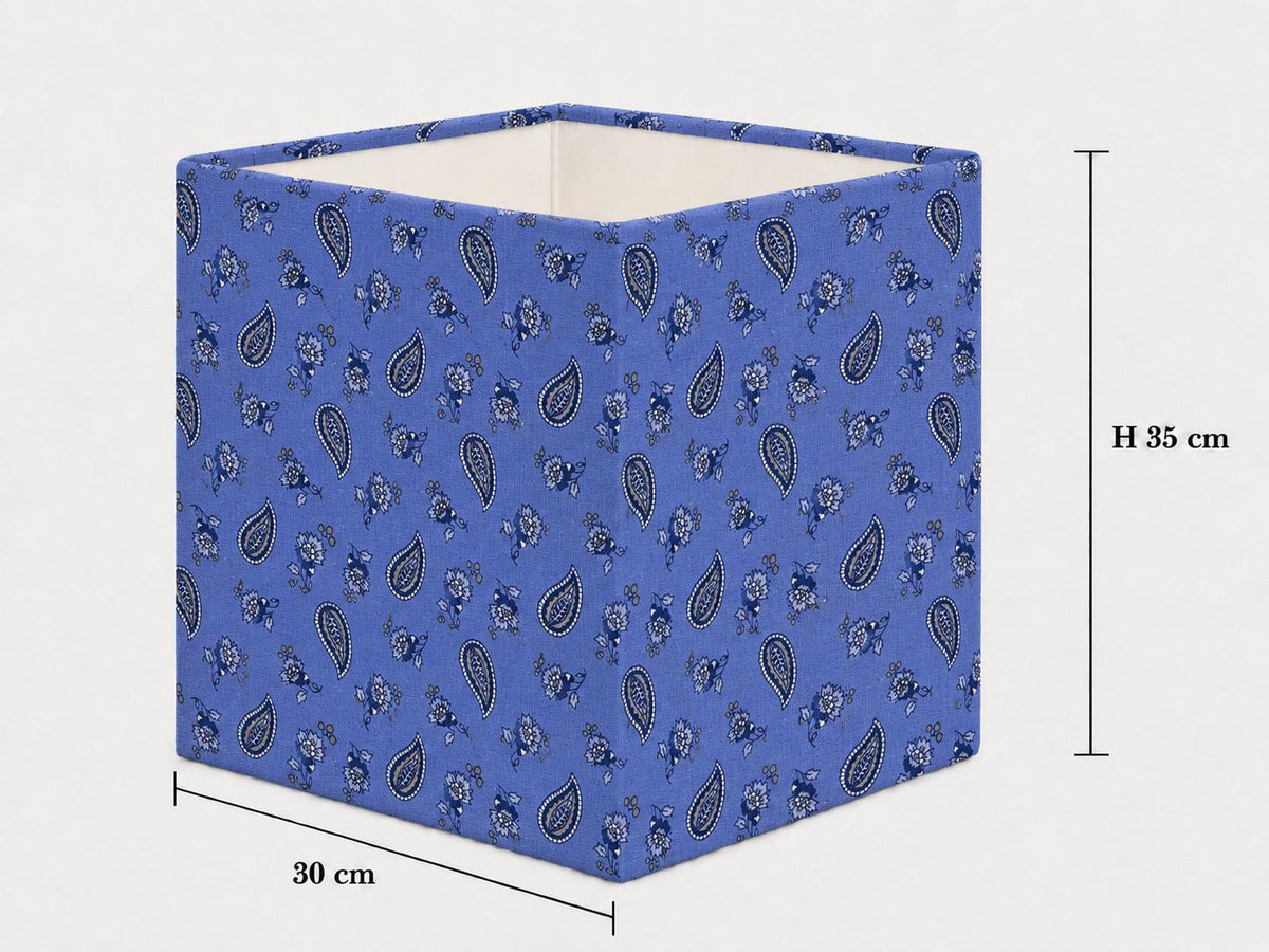 Blue Provençal Paisley Lampshade – Made in Italy – image 10