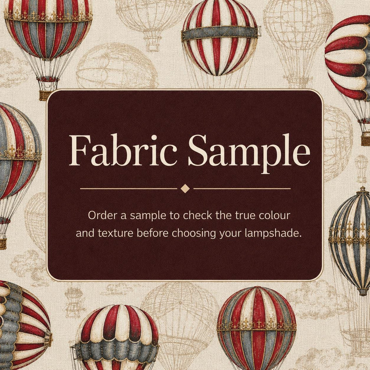 Hot Air Balloon Lampshade – Textured Cotton Blend - Made in Italy – image 16