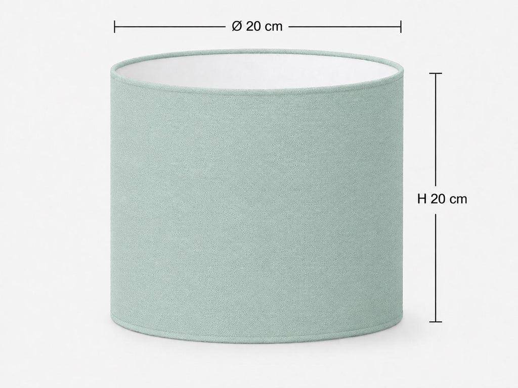 1950s Retro Pastel mint green Lampshade | Handmade in Italy – image 2