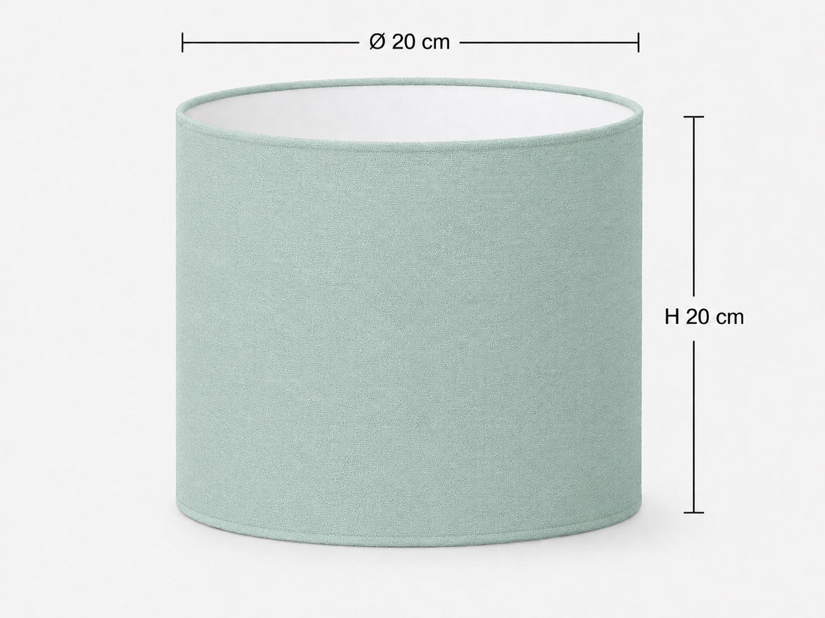 1950s Retro Pastel mint green Lampshade | Handmade in Italy – image 2