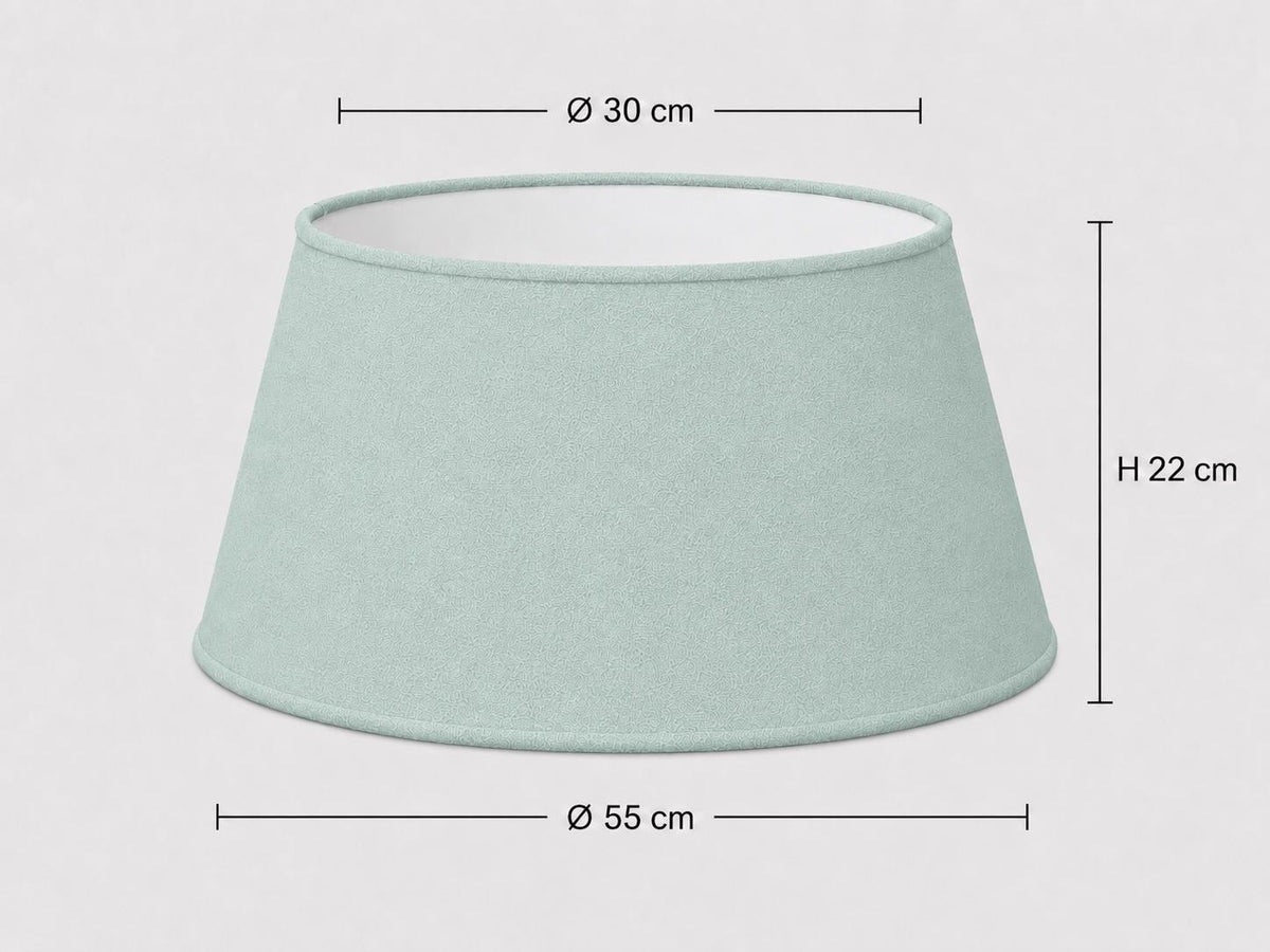 1950s Retro Pastel mint green Lampshade | Handmade in Italy – image 14