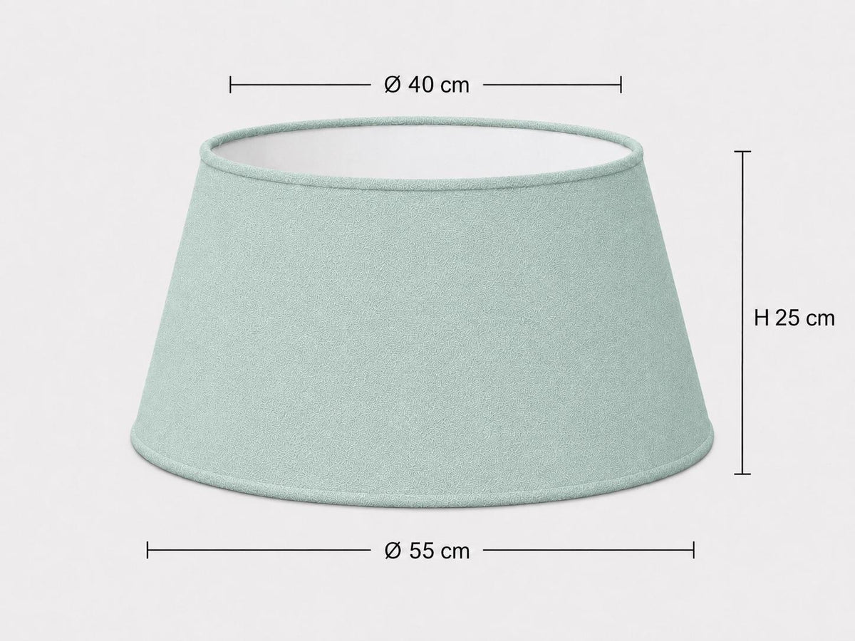 1950s Retro Pastel mint green Lampshade | Handmade in Italy – image 15