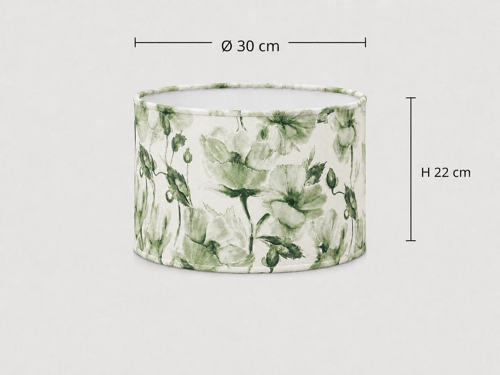 Elegant Sheer Patterned Lampshade, Atmospheric Lighting / Handmade in Italy – image 2