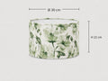Elegant Sheer Patterned Lampshade, Atmospheric Lighting / Handmade in Italy – image 2