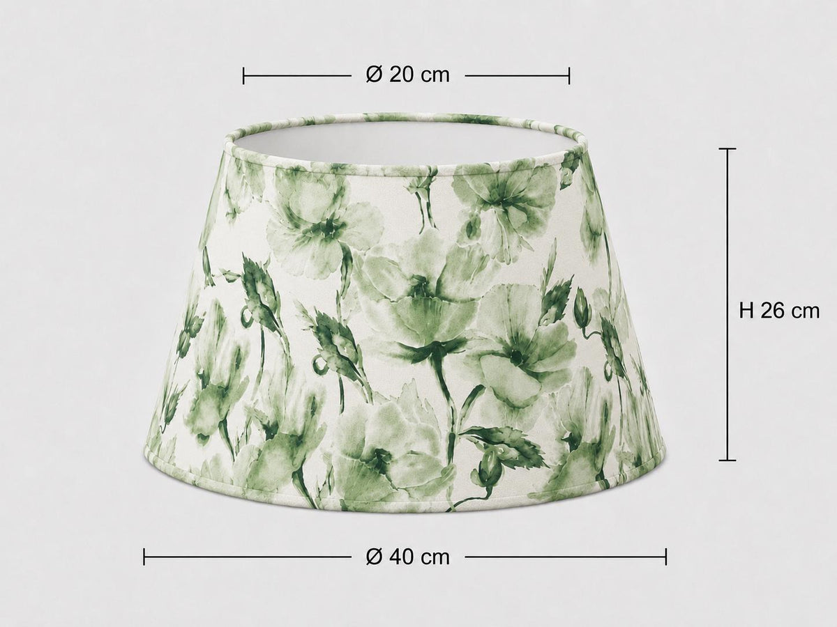 Elegant Sheer Patterned Lampshade, Atmospheric Lighting / Handmade in Italy – image 11