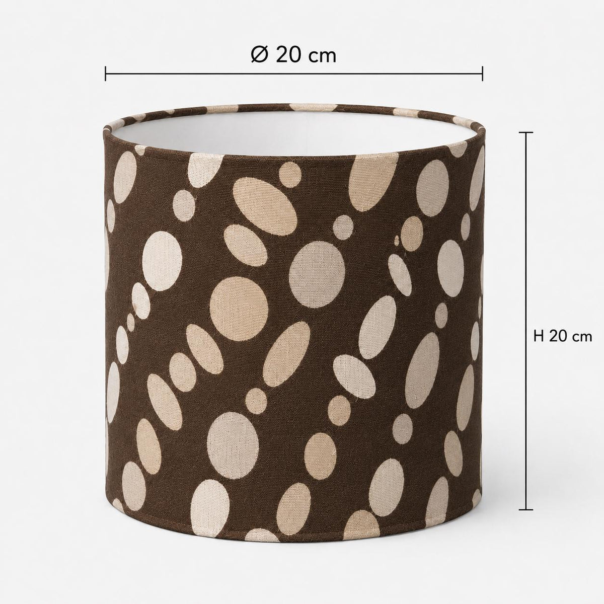 1970s Luxury Sheer Retro Lampshade, Couture-Inspired / Handmade in Italy – image 2