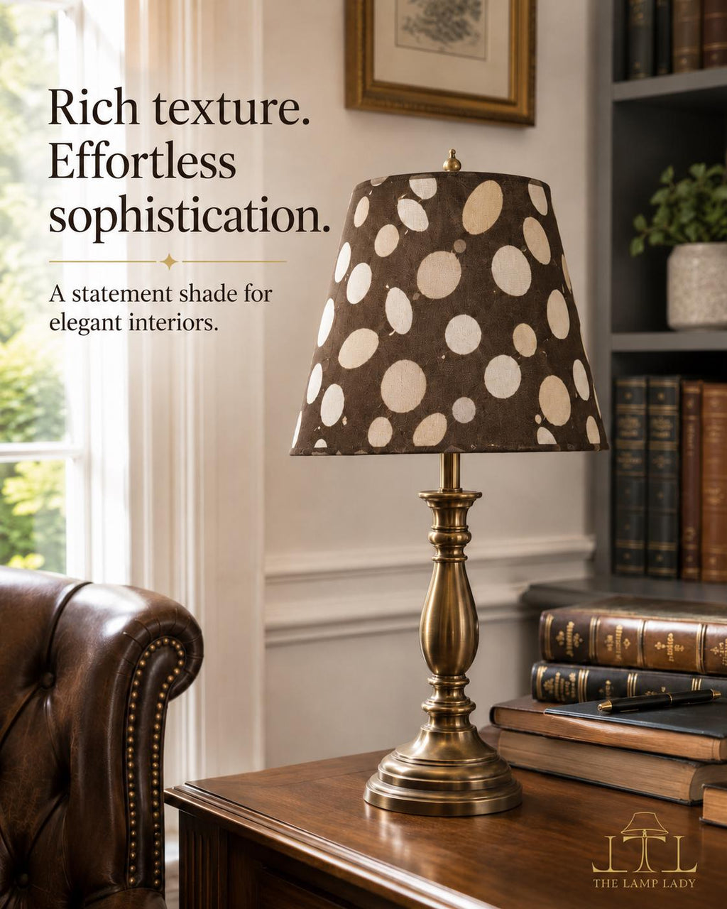 1970s Luxury Sheer Retro Lampshade, Couture-Inspired / Handmade in Italy – image 15