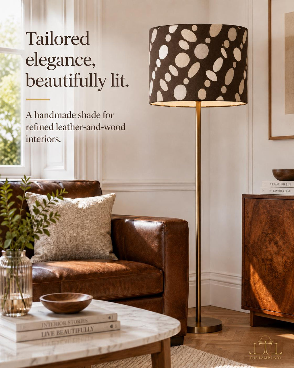 1970s Luxury Sheer Retro Lampshade, Couture-Inspired / Handmade in Italy – image 8