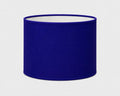 Royal Blue plain UV-resistant lampshade, handmade in Italy