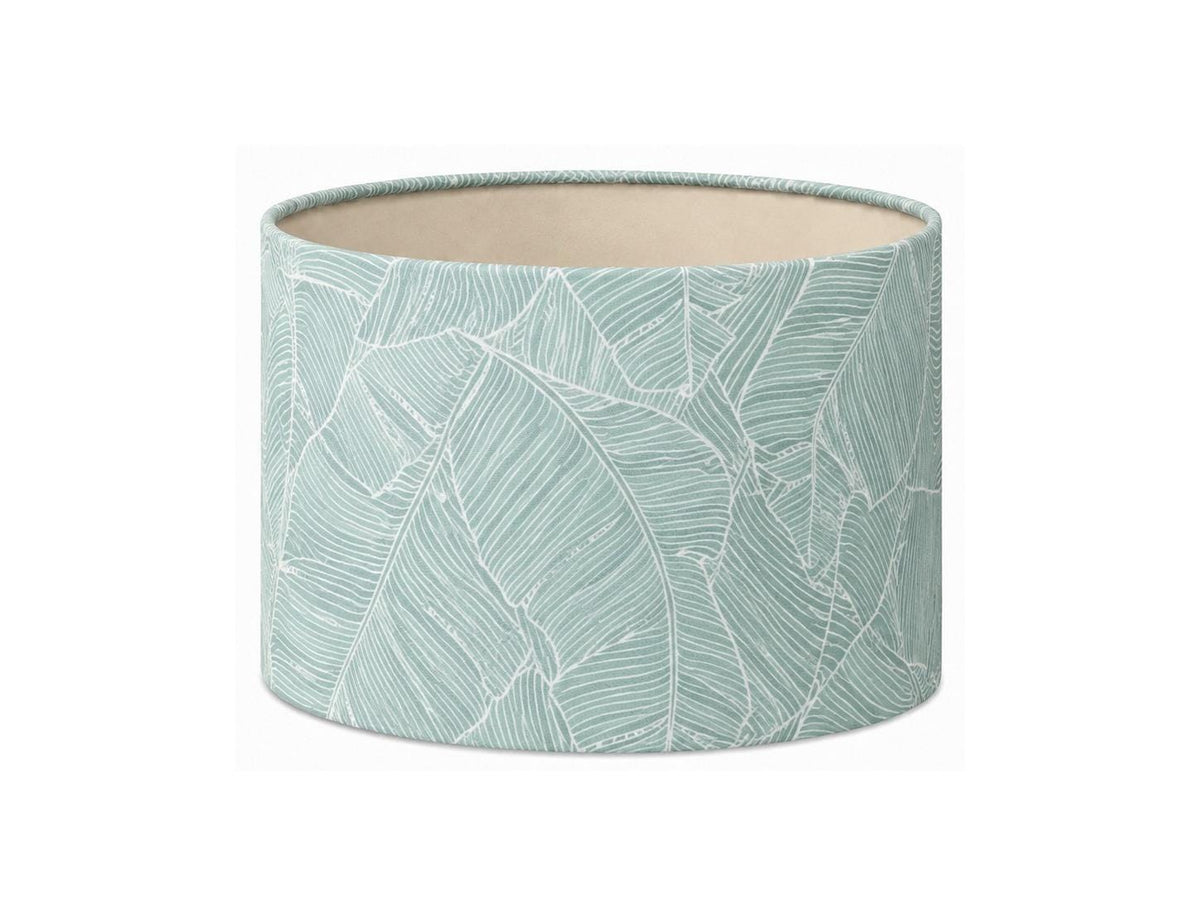 Sage green leaf handmade UV-resistant lampshade