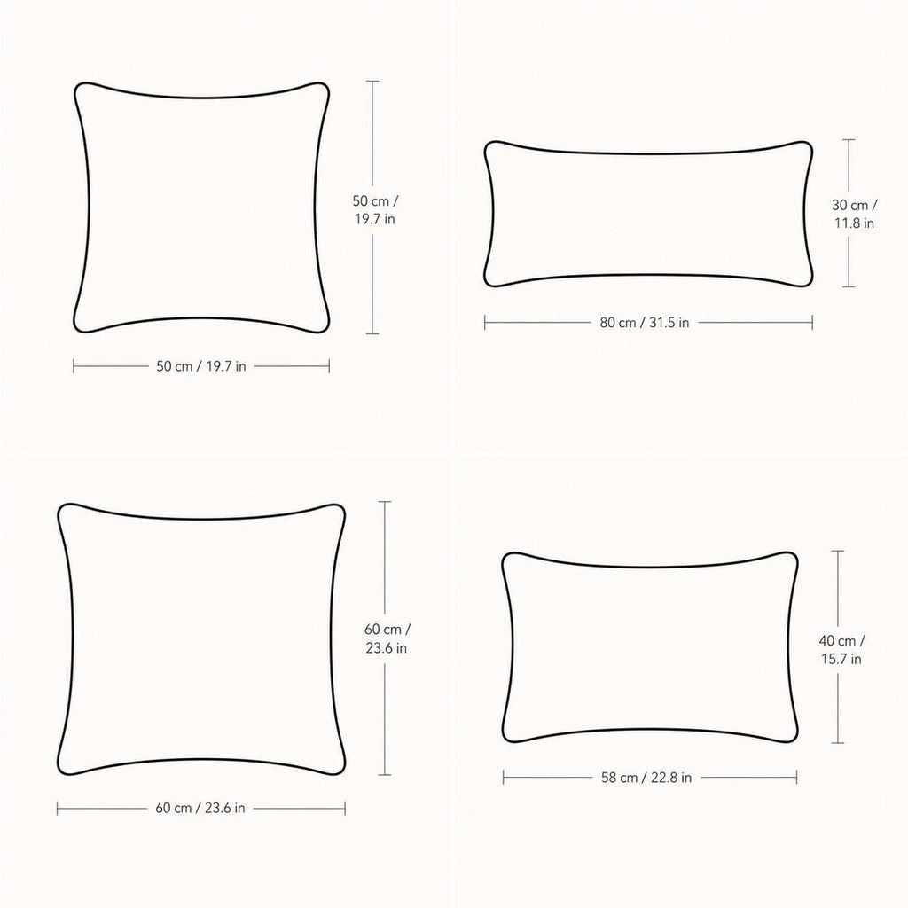 Beige personalised embroidered monogram cushion, 50 × 50 cm