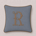Sage Green embroidered letter M