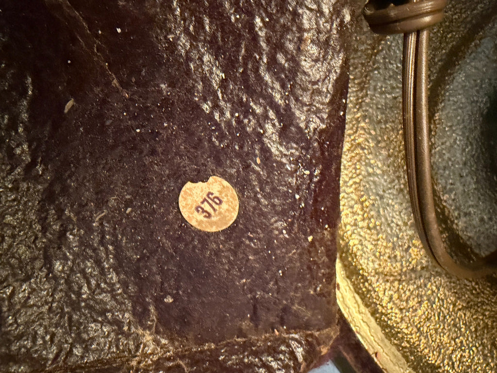 Underside detail of a vintage Stiffel lamp base