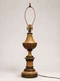 Single vintage Stiffel table lamp without a lampshade