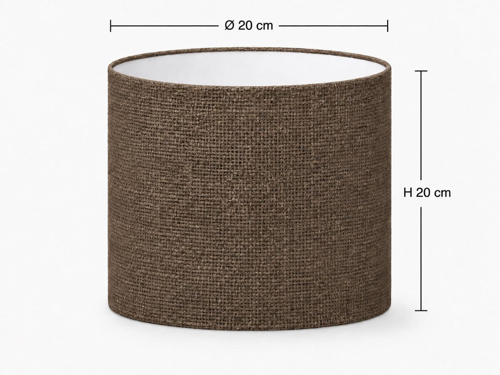 Natural Indian Jute Lampshade – Handmade in Italy — product image 5