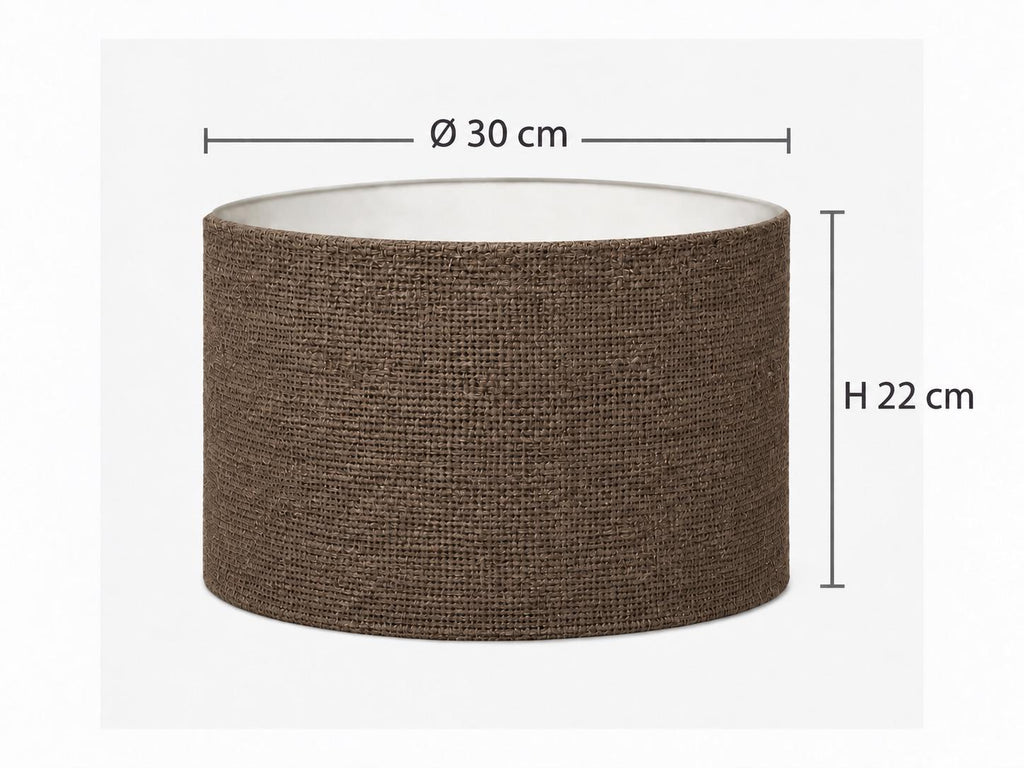 Natural Indian Jute Lampshade – Handmade in Italy — product image 6