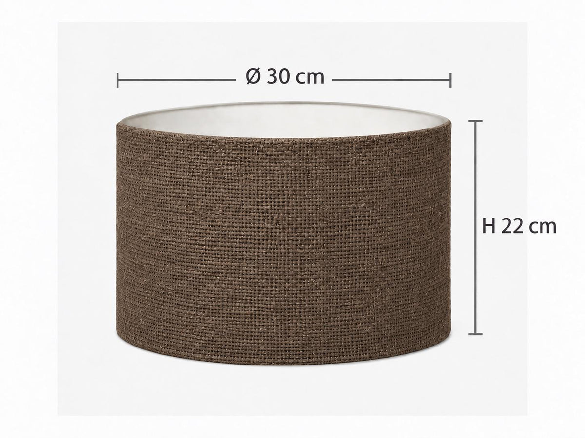 Natural Indian Jute Lampshade – Handmade in Italy — product image 6