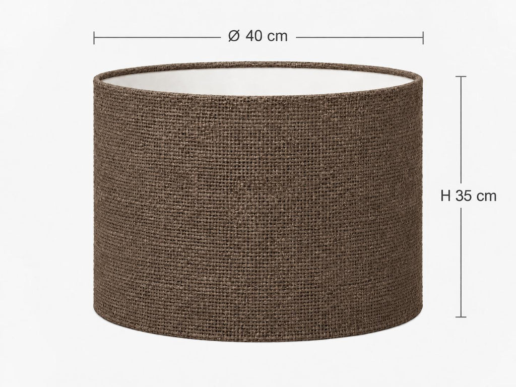 Natural Indian Jute Lampshade – Handmade in Italy — product image 7